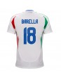 Italien Nicolo Barella #18 Replika Borta Kläder EM 2024 Kortärmad
